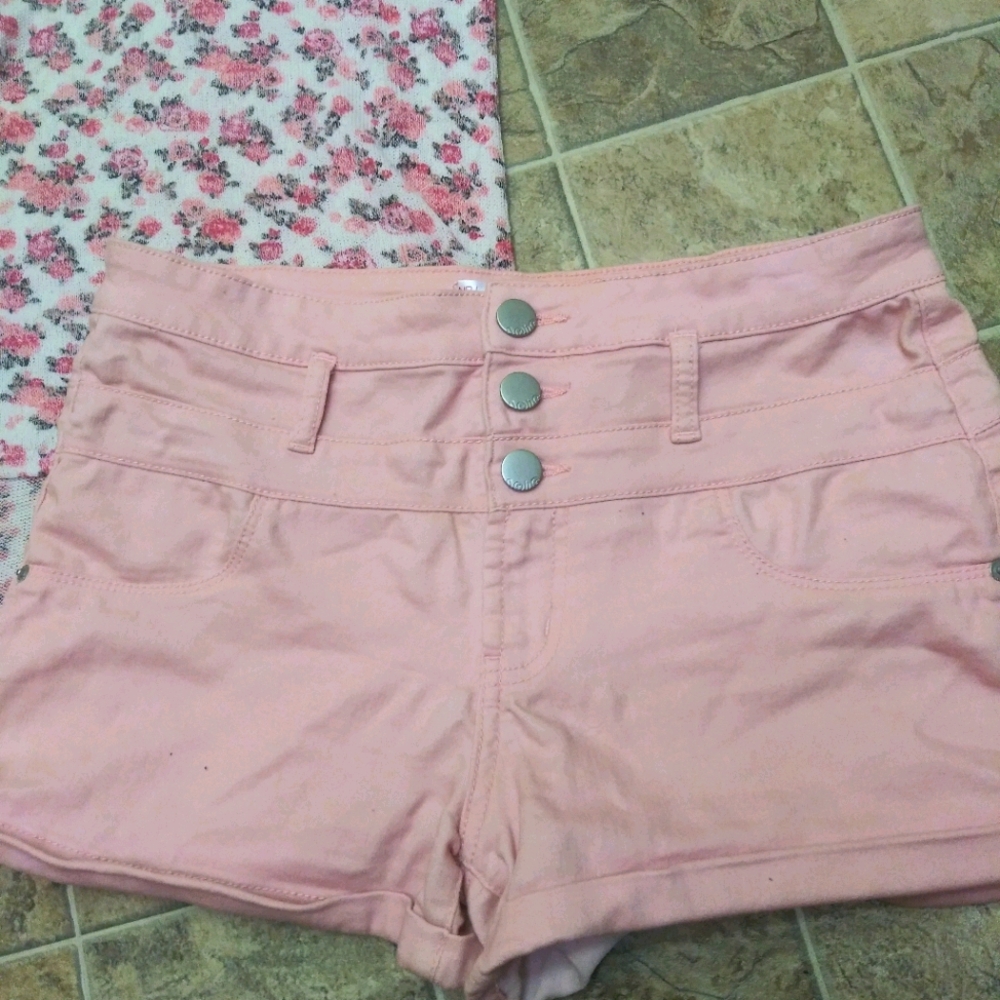 High waisted shorts